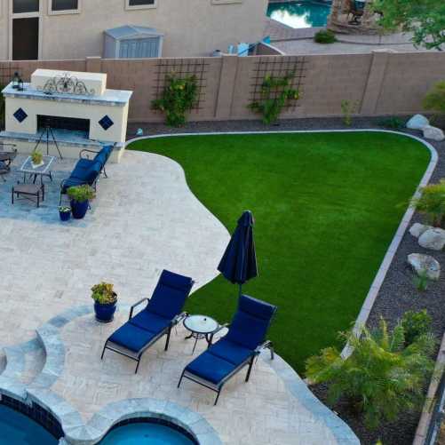 artificial grass installation for landscaping in Mesa AZ